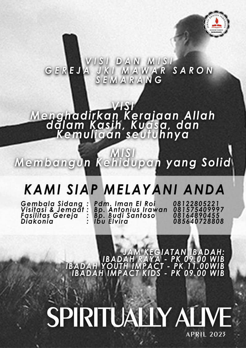 Buletin Warta Jemaat JKI Mawar Saron